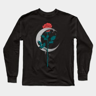 Moon Rose Long Sleeve T-Shirt